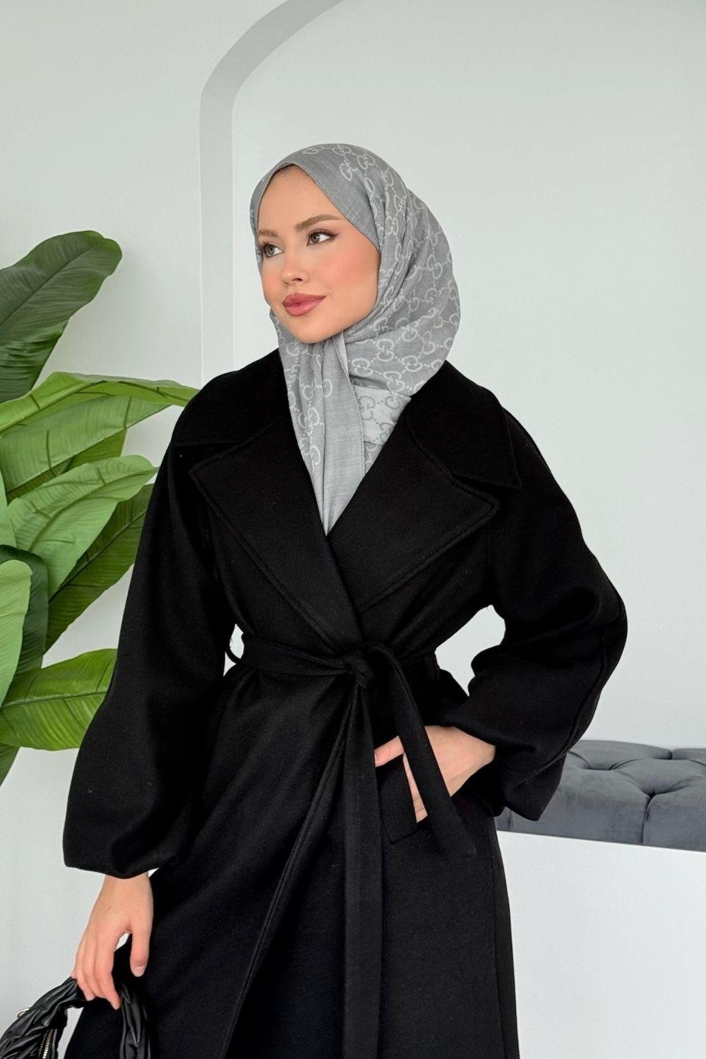 Done Kaşe Kaban Siyah 6163 