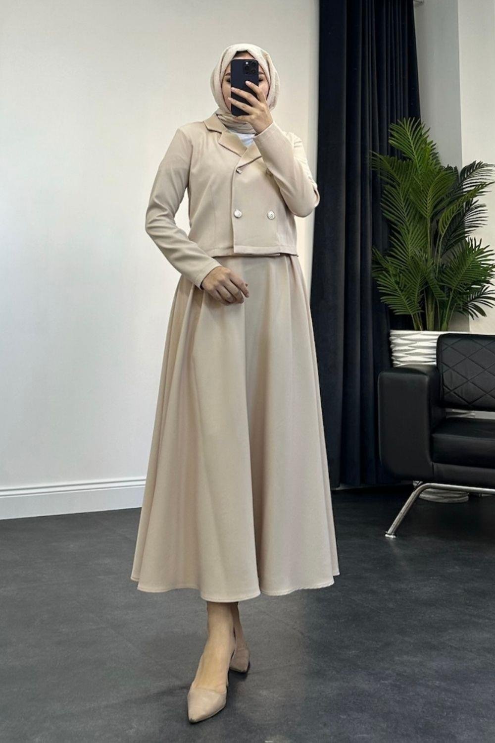 Tuana Takım Bej 6187 