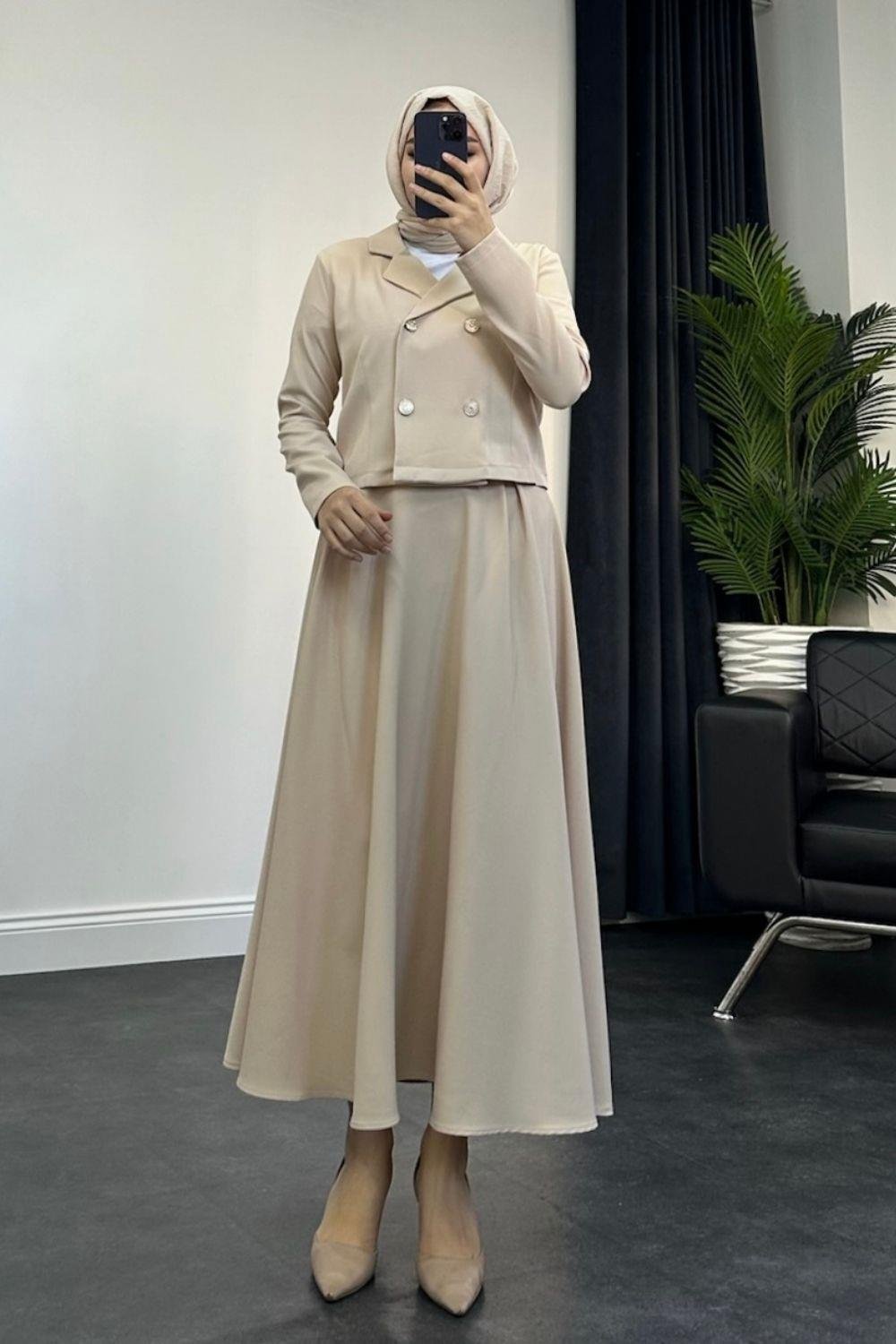 Tuana Takım Bej 6187 