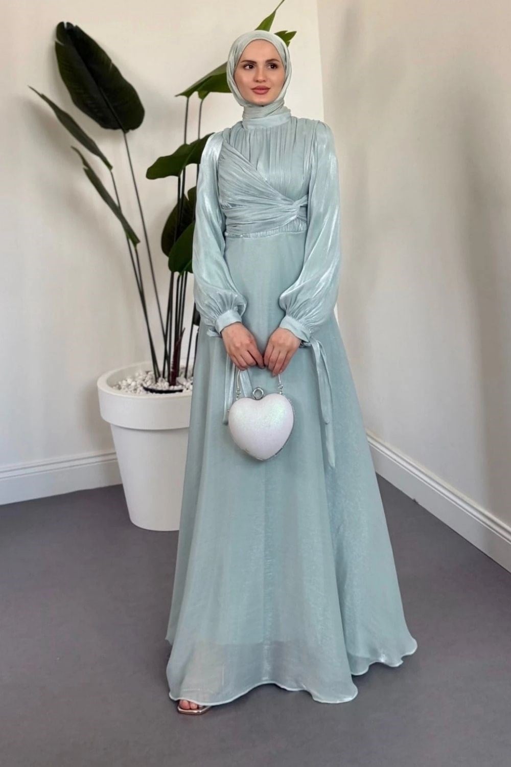 Daisy Piliseli Abiye Mint 6220 