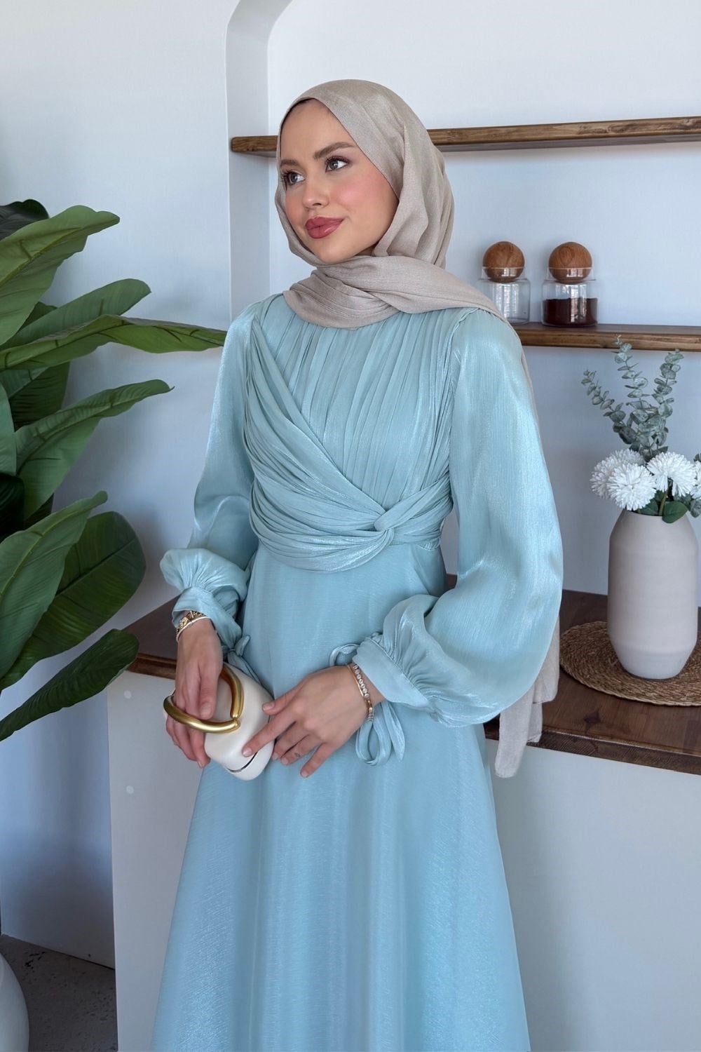 Daisy Piliseli Abiye Mint 6220 
