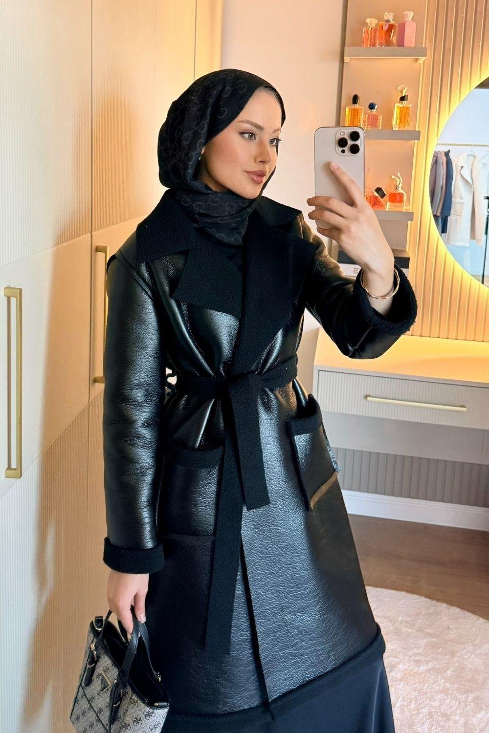 Opak Deri Kaban Siyah 6239 
