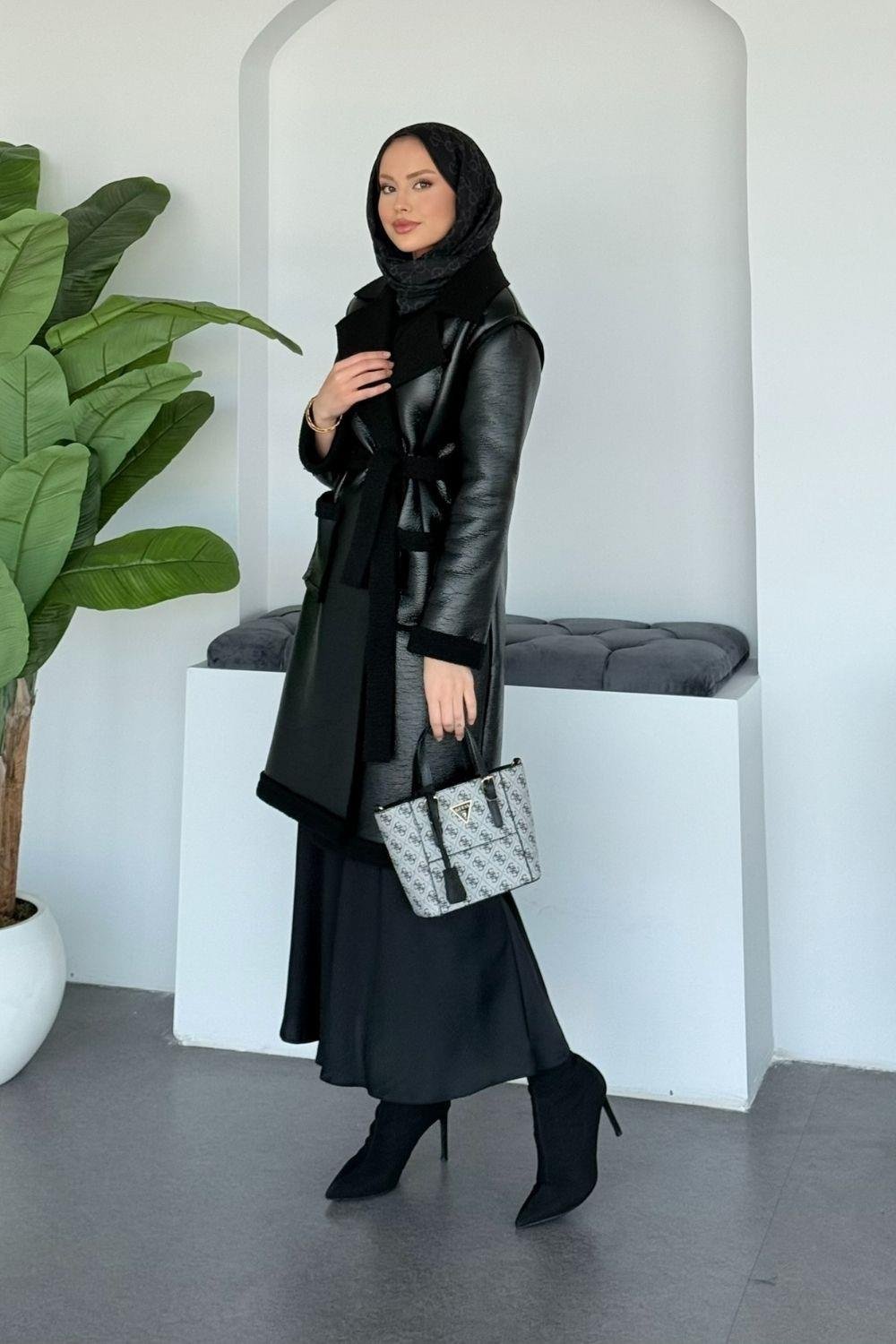 Opak Deri Kaban Siyah 6239 