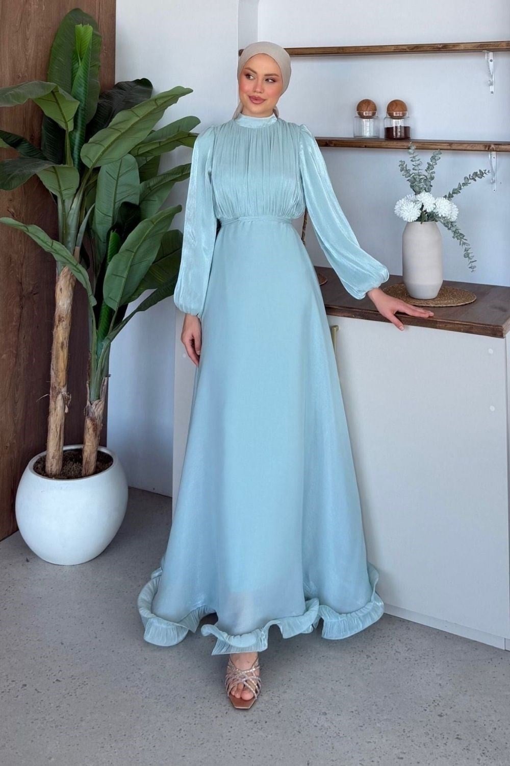 Çimen Abiye Bebe Mavisi 6278 