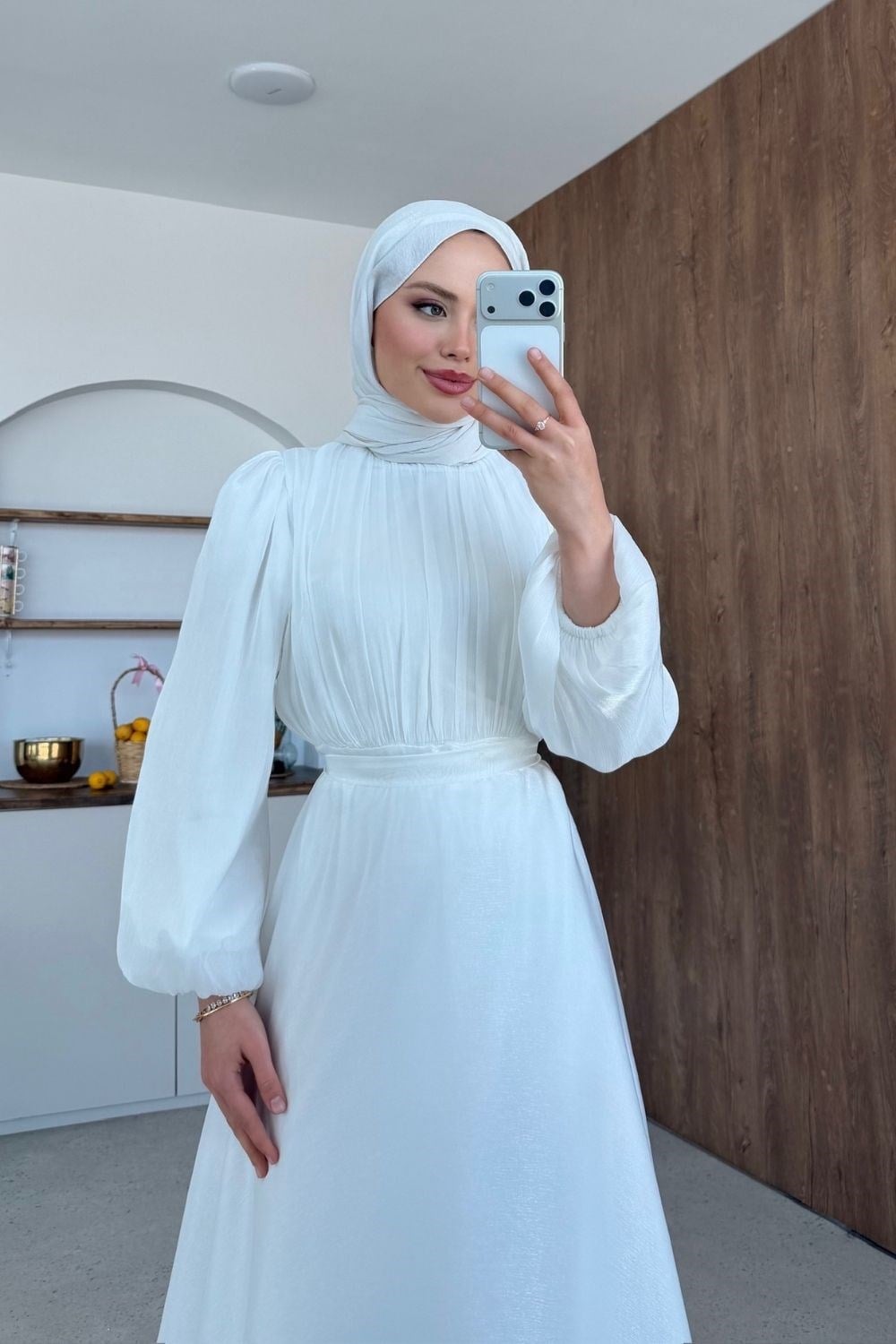 Çimen Abiye Beyaz 6278 