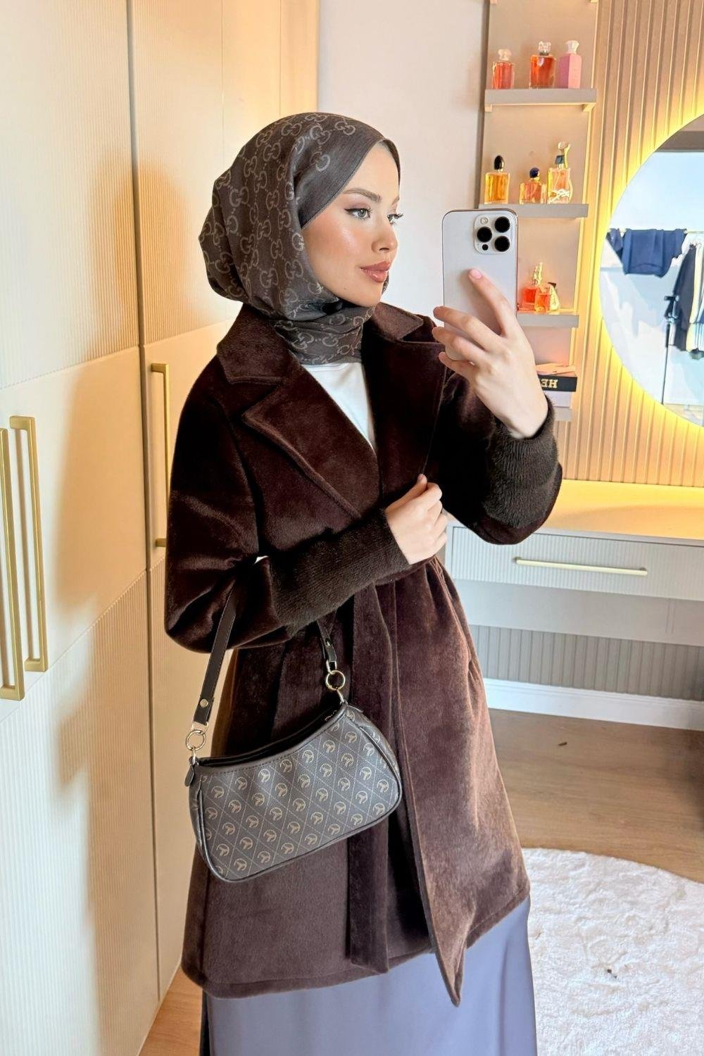 Beta Triko Detay Kaban Kahverengi 7004 