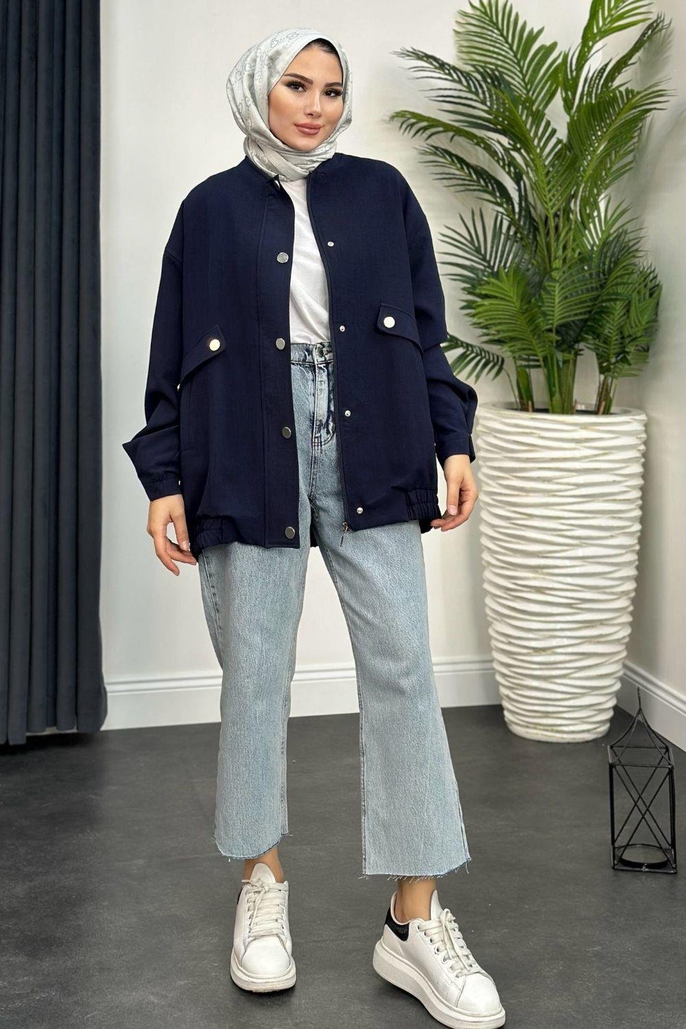 Bombi Ceket Lacivert 7010 