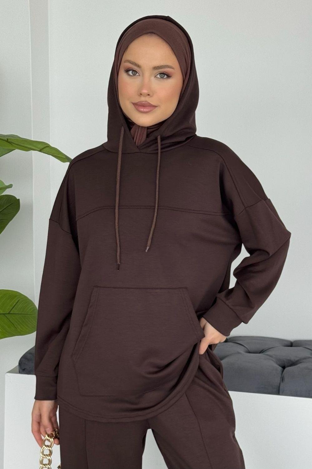Selanik Modal Takım Kahverengi 70141 