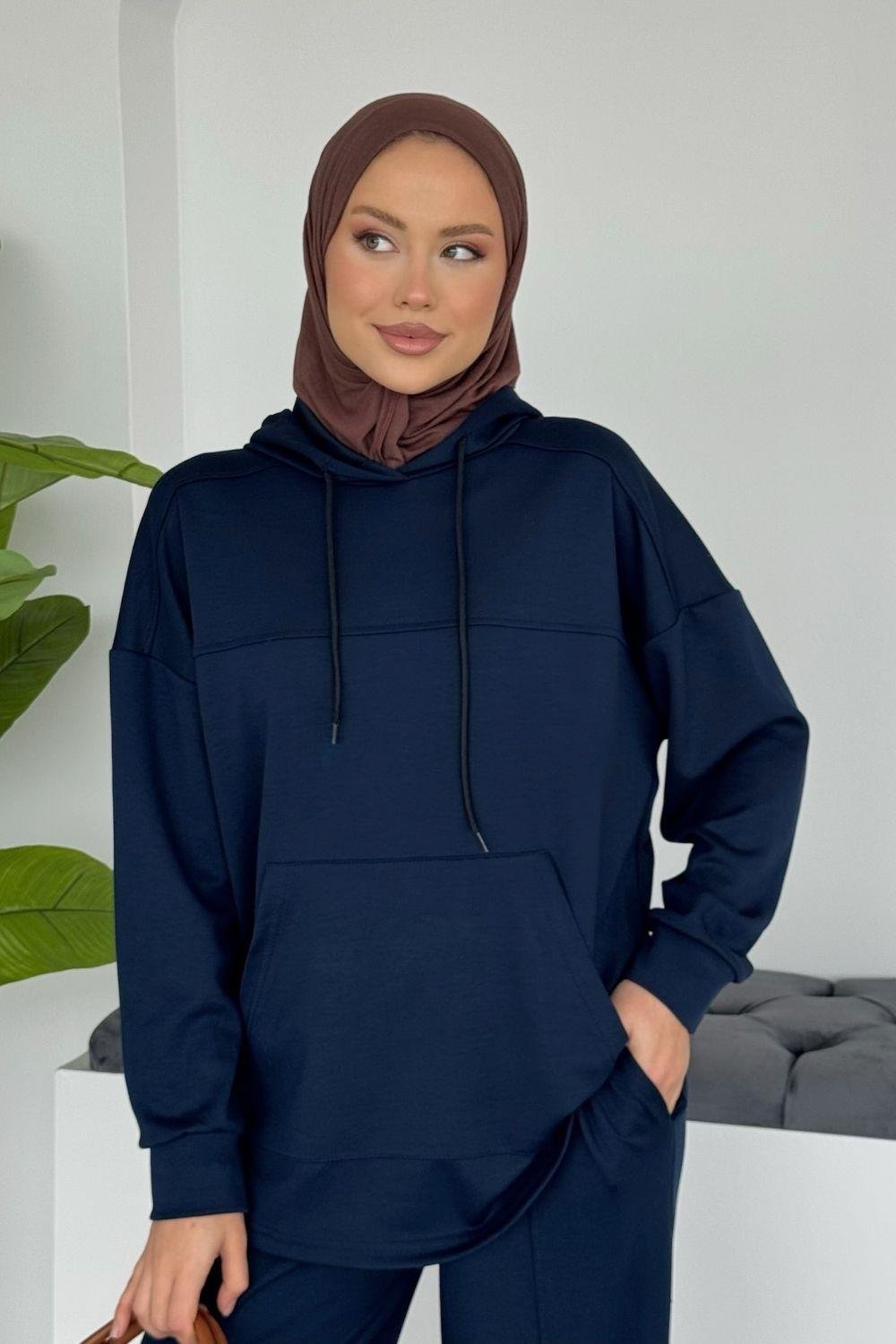 Selanik Modal Takım Lacivert 70141 