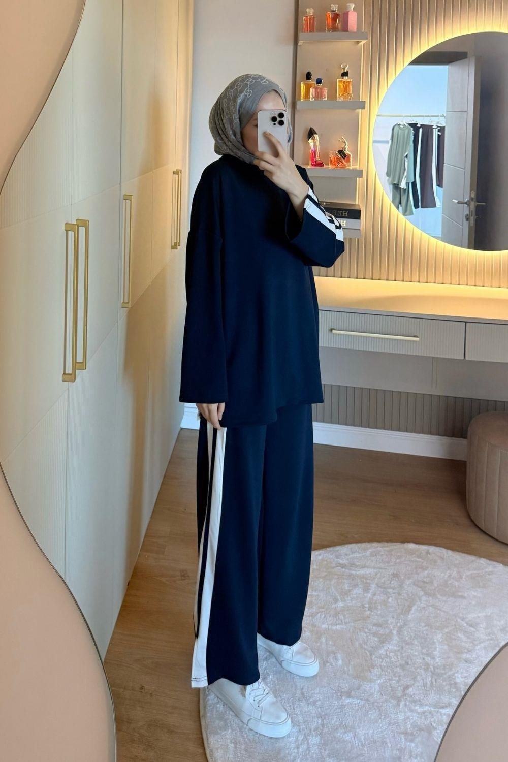 Gama Şeritli Takım Lacivert 70144 