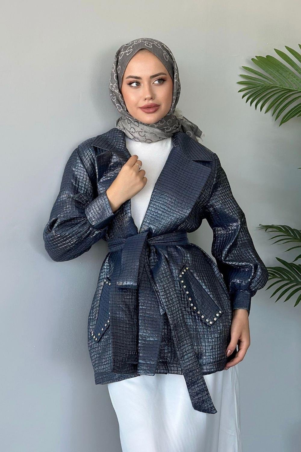 Firuze Ceket Lacivert 7029 