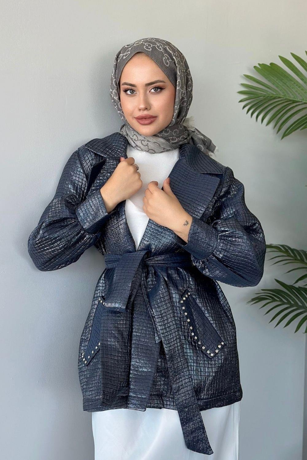 Firuze Ceket Lacivert 7029 