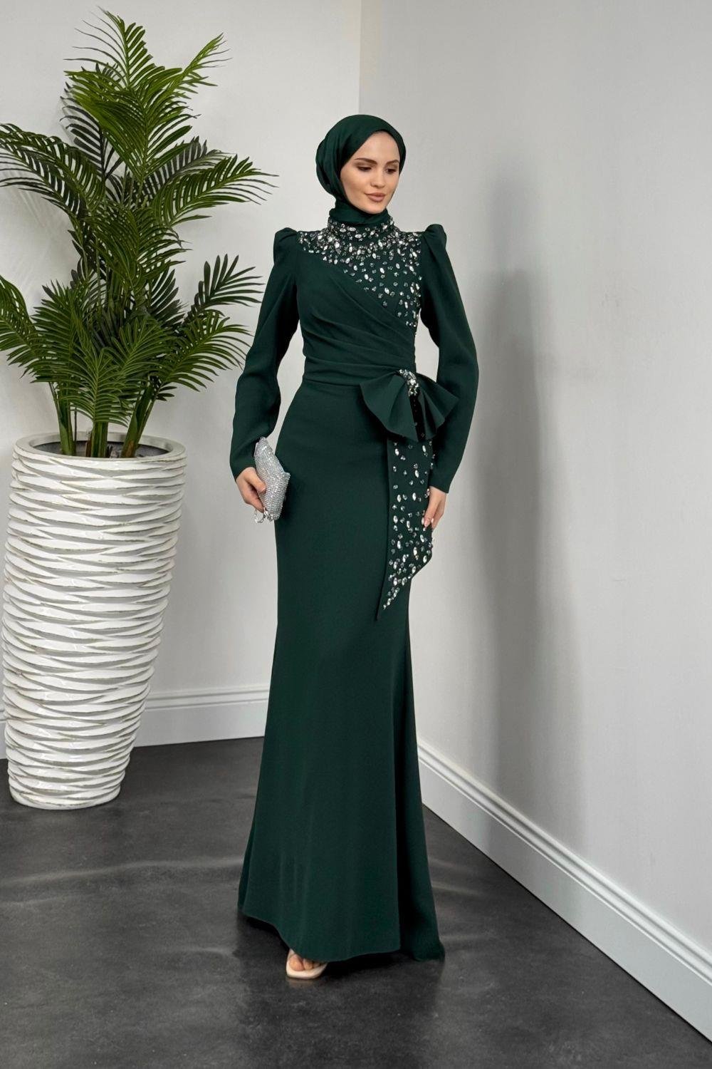 Songül Abiye Zümrüt 80020 