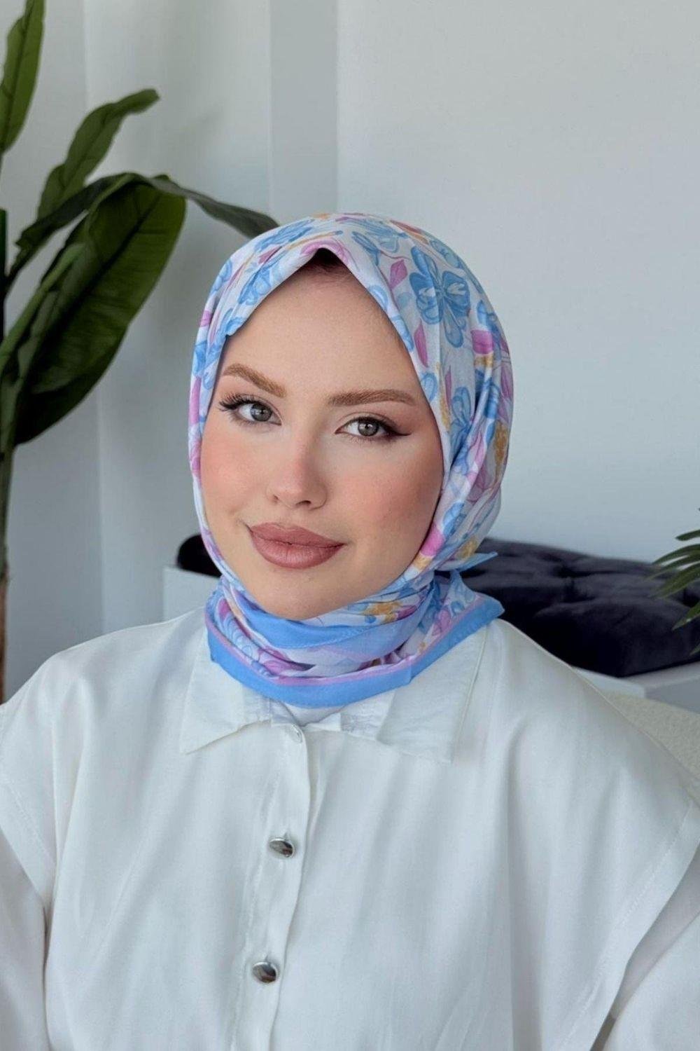 Meva Soft Eşarp Bebe Mavisi 80080 