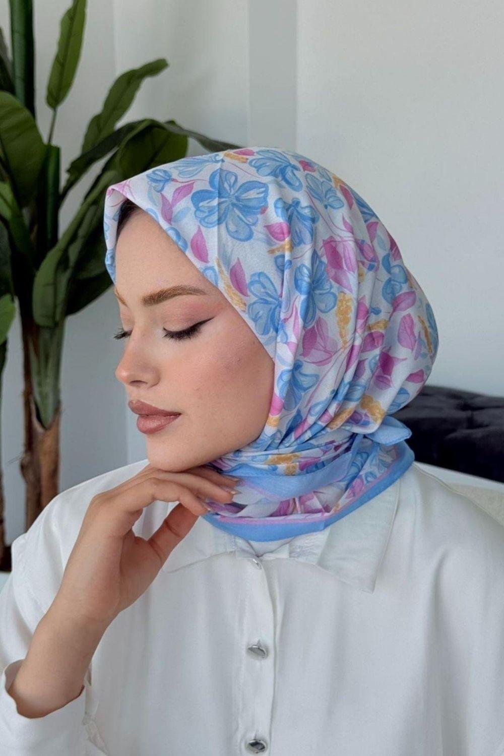 Meva Soft Eşarp Bebe Mavisi 80080 