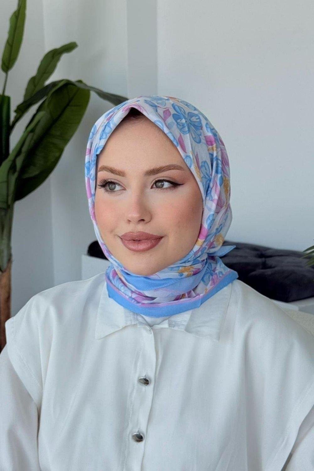 Meva Soft Eşarp Bebe Mavisi 80080 