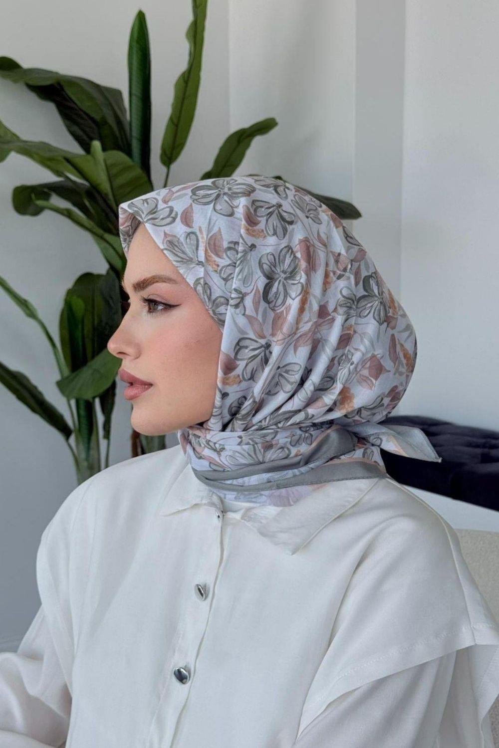 Meva Soft Eşarp Haki 80080 