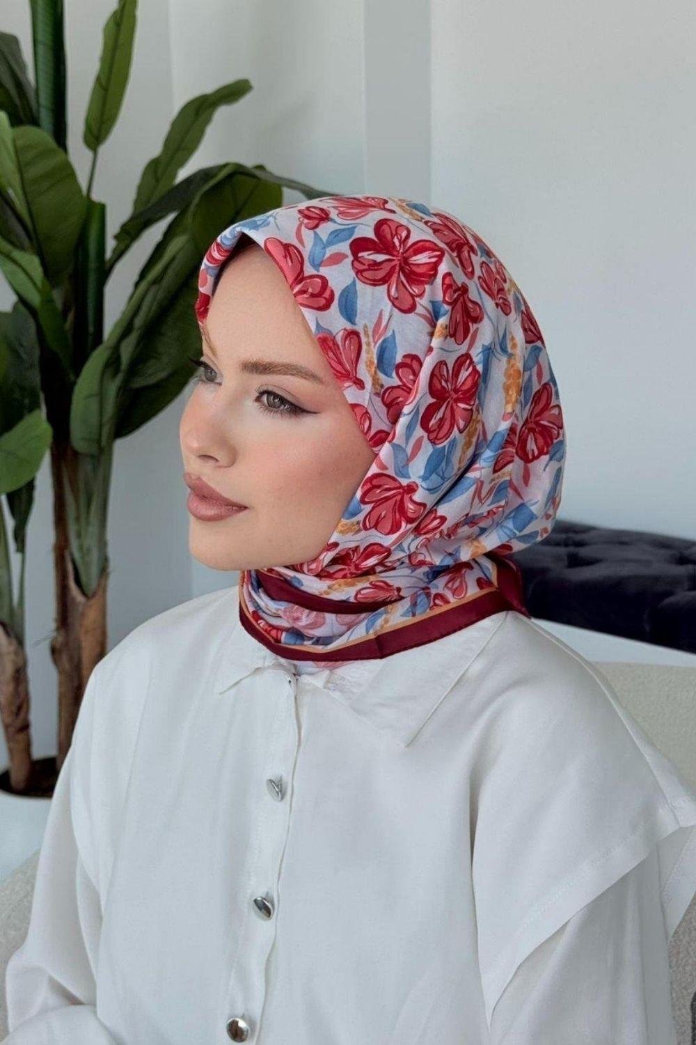 Meva Soft Eşarp Kırmızı 80080 