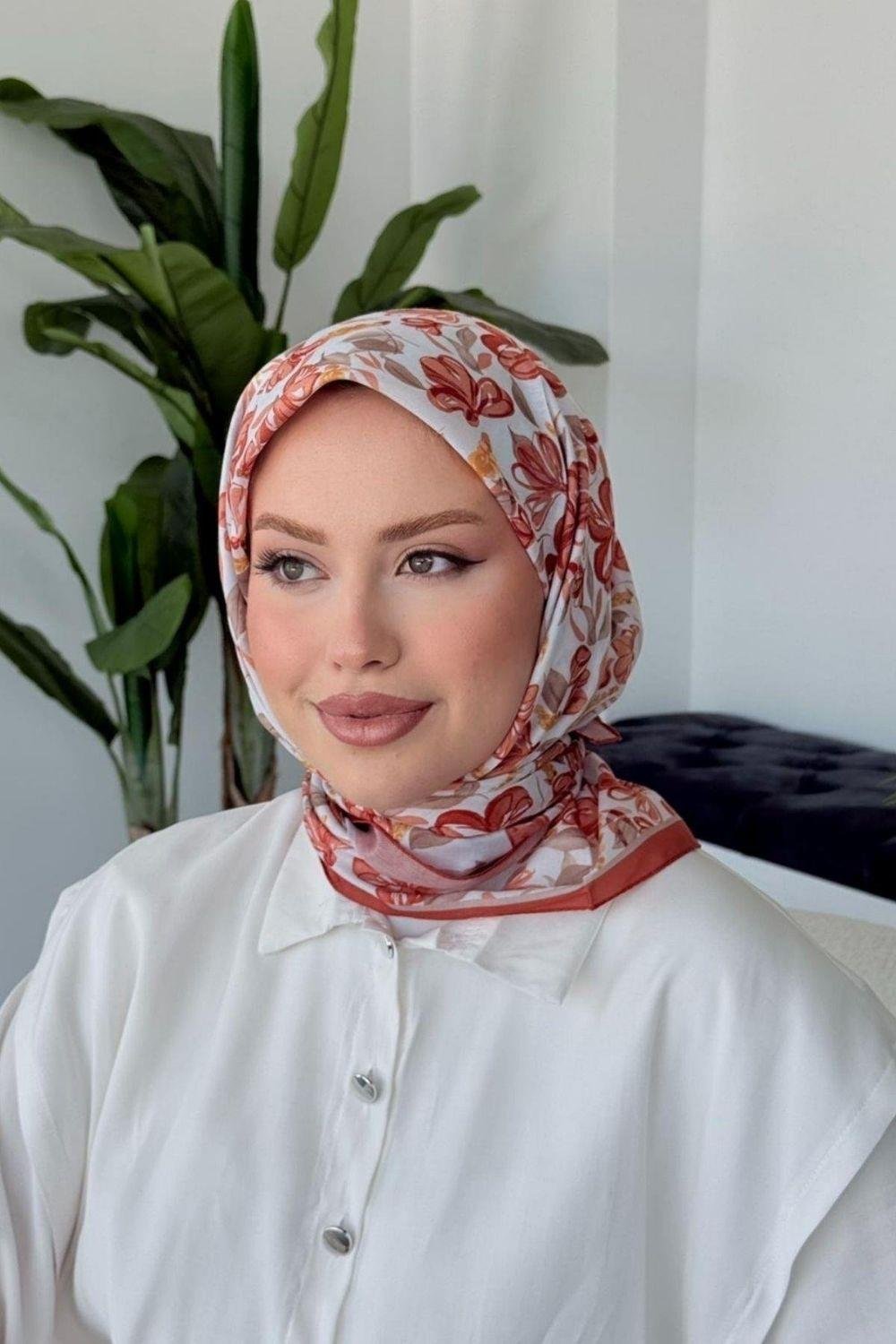 Meva Soft Eşarp Turuncu 80080 