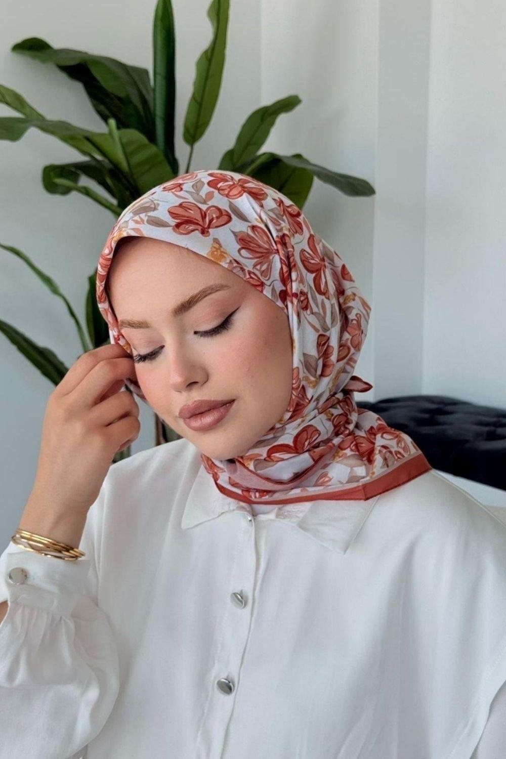 Meva Soft Eşarp Turuncu 80080 