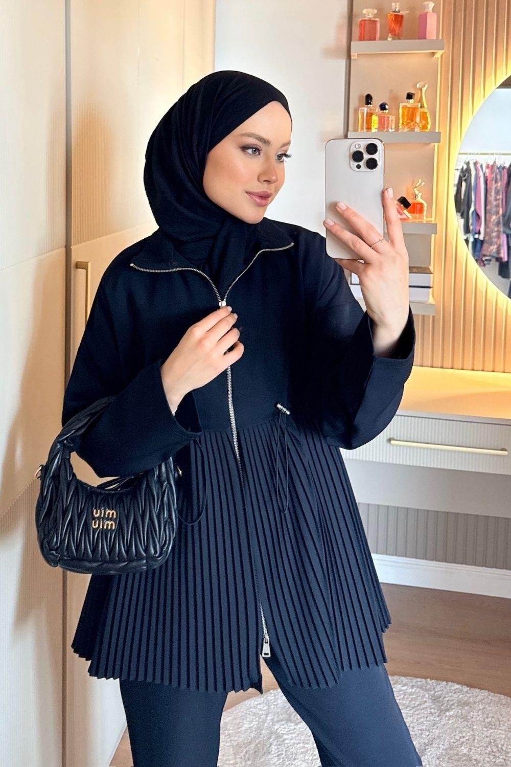Mabella Piliseli Takım Siyah 8010 