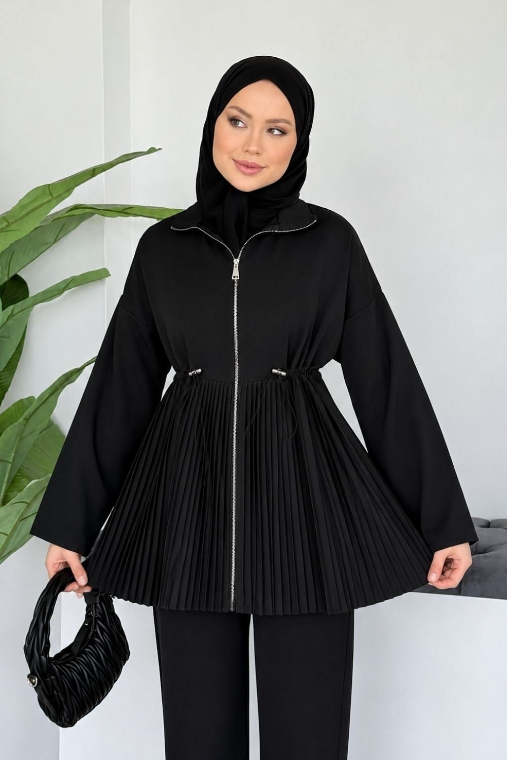 Mabella Piliseli Takım Siyah 8010 