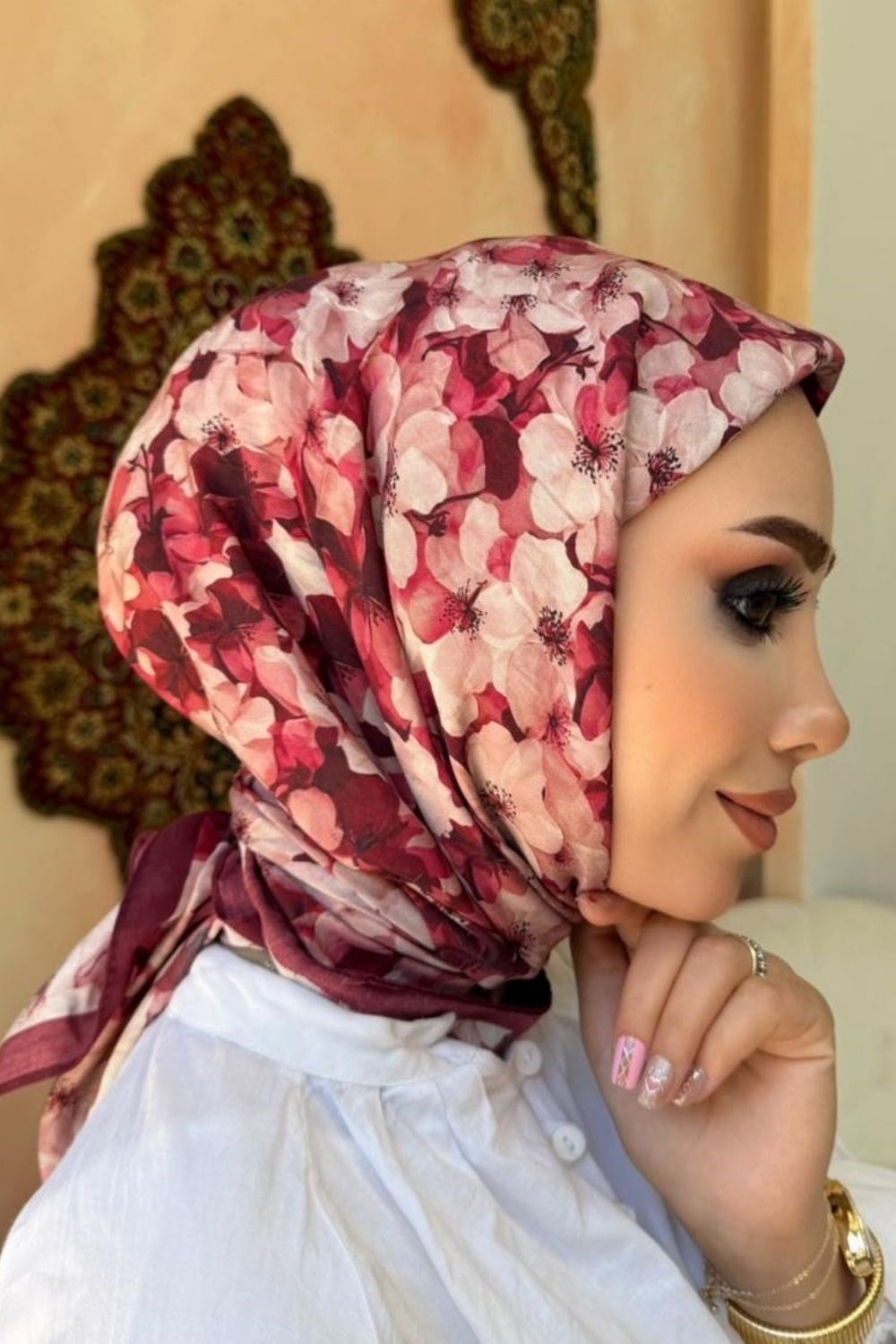 Naida Eşarp Mürdüm 804000 