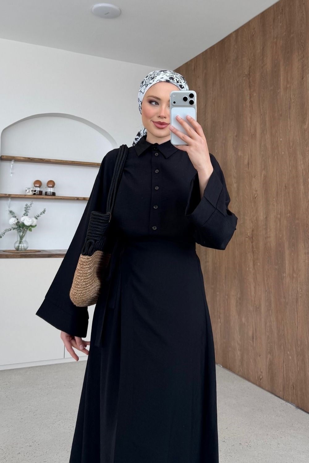 Nihal Keten Etekli Takım Siyah 8045 