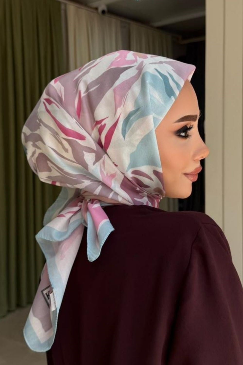 Çiğdem Soft Eşarp Pembe 80490 