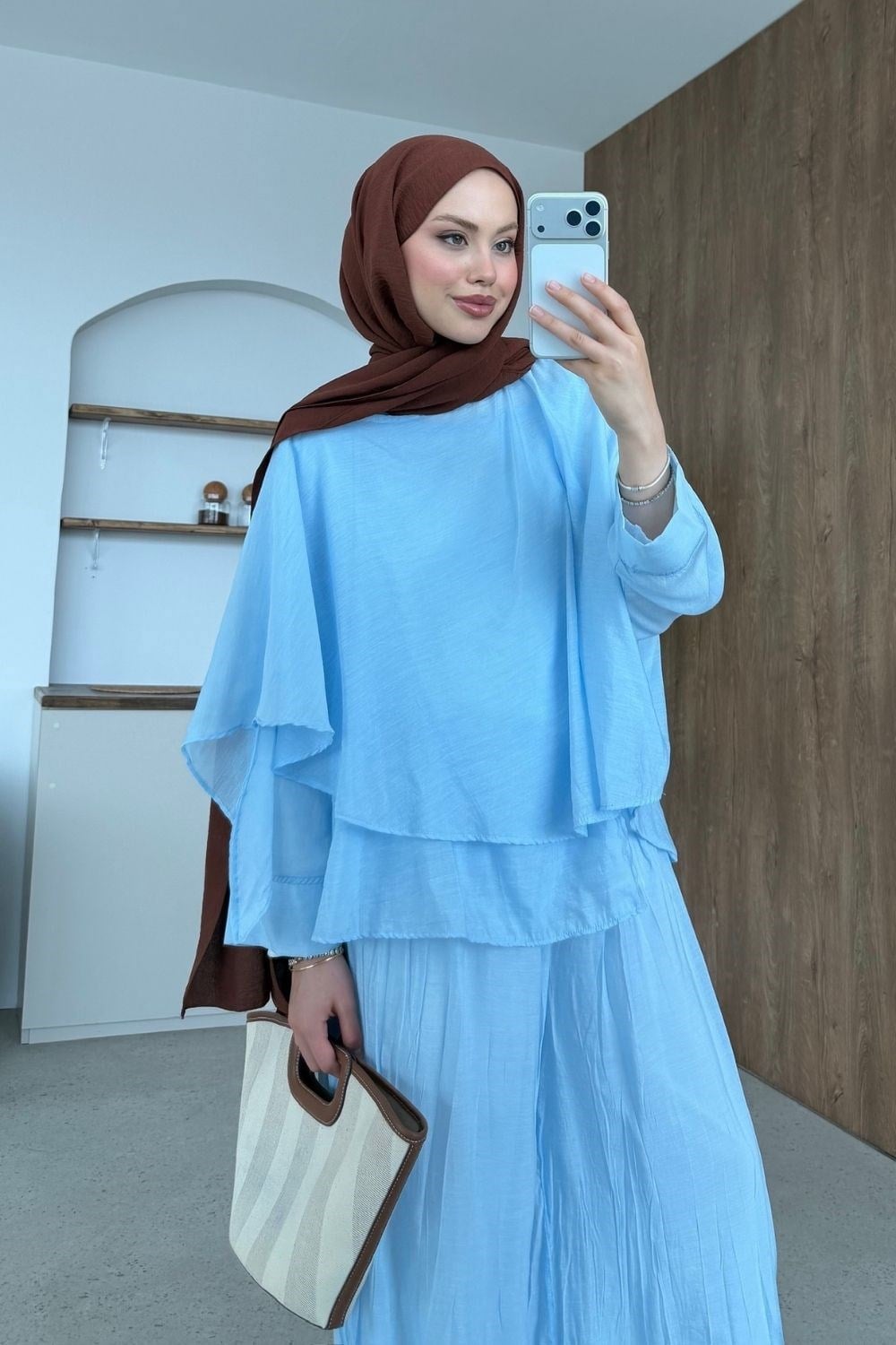 Beste Pantolonlu Takım Mavi 80500 