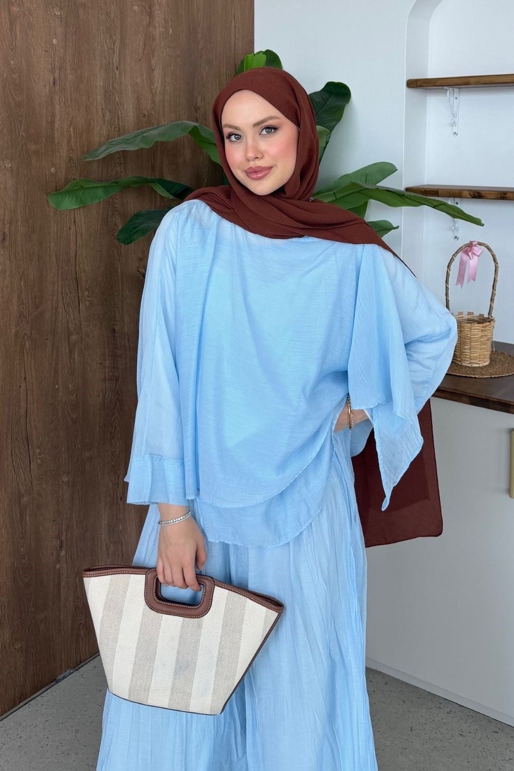 Beste Pantolonlu Takım Mavi 80500 