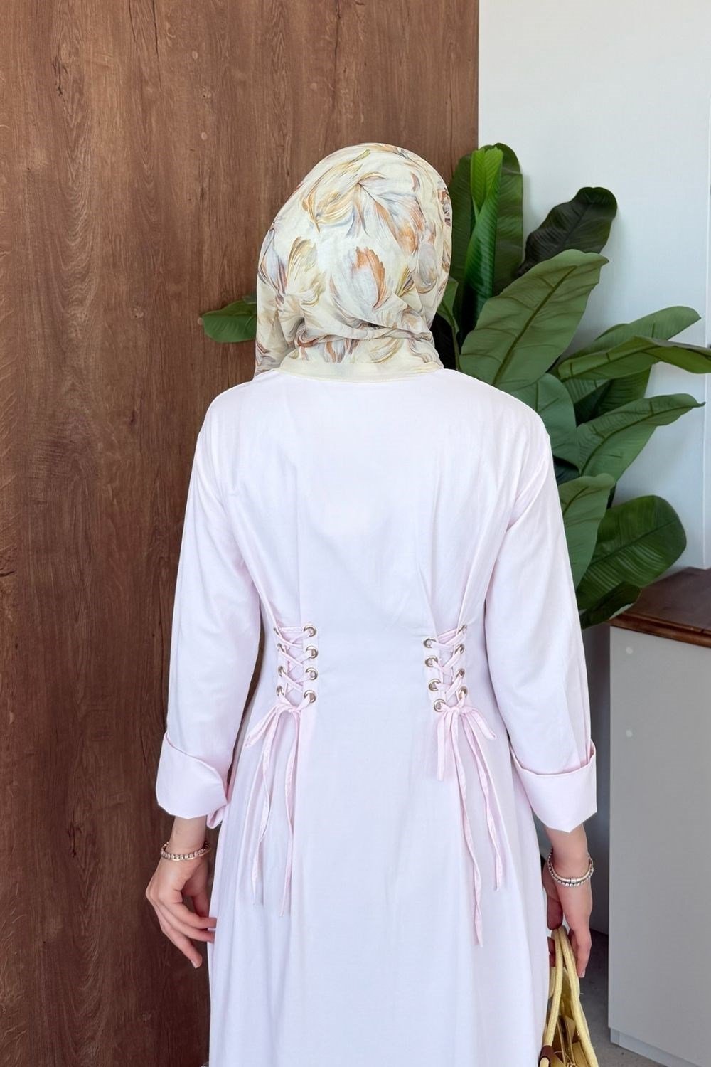 Estella Kuşgözlü Elbise Pembe 8053 