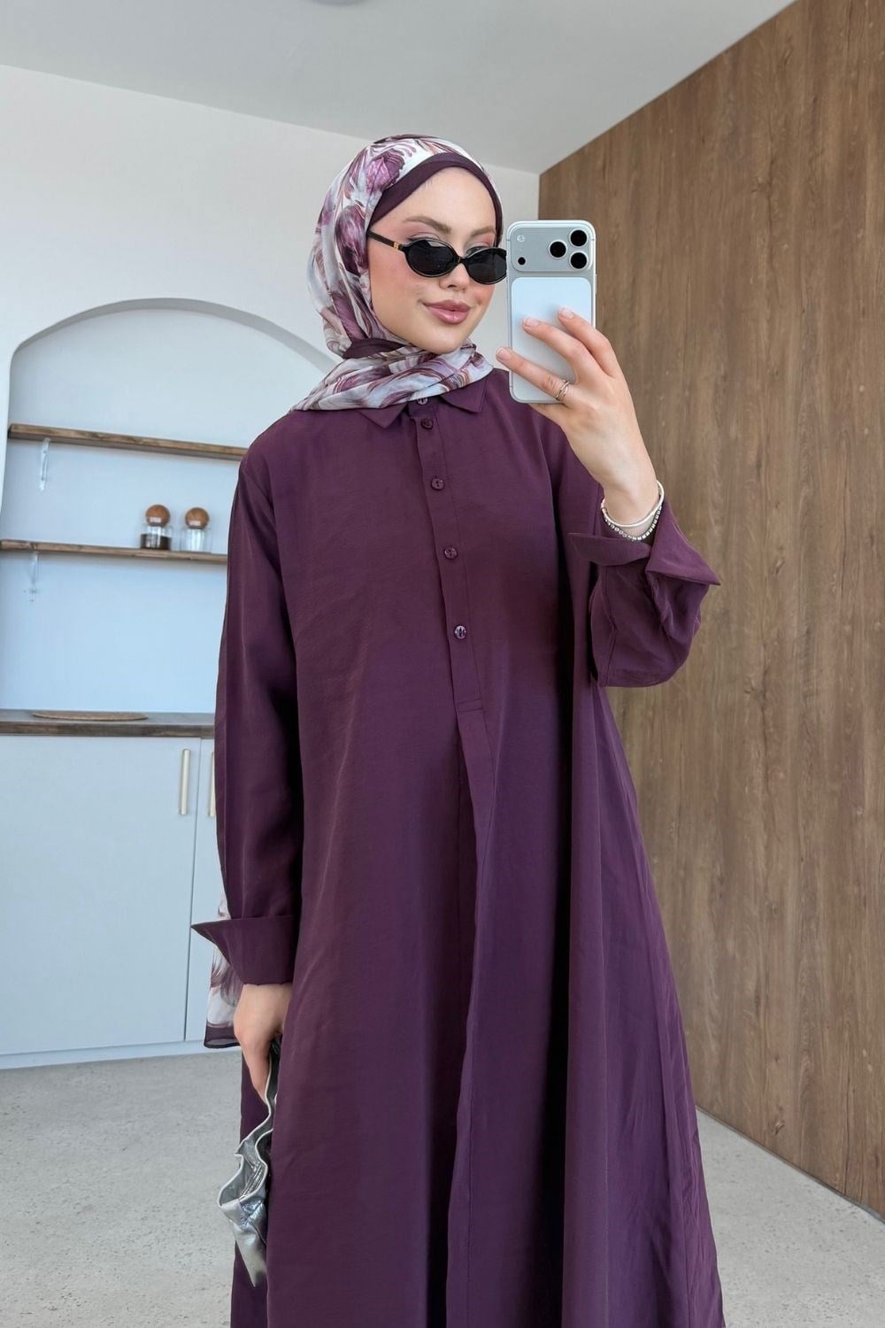 Mihrimah Modal Takım Mürdüm 8074 