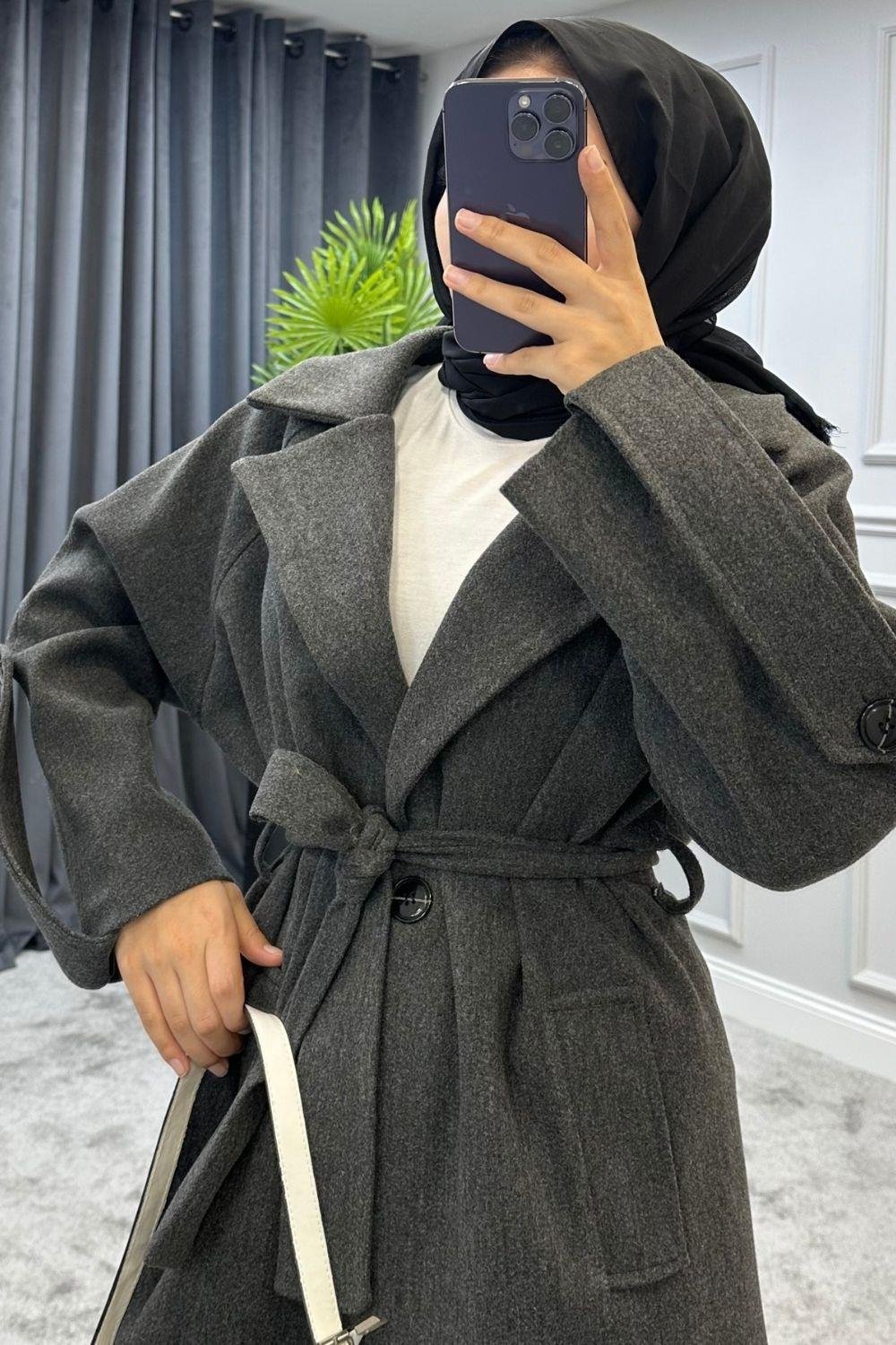 Tolunay Kaşe Kaban Füme 8129 