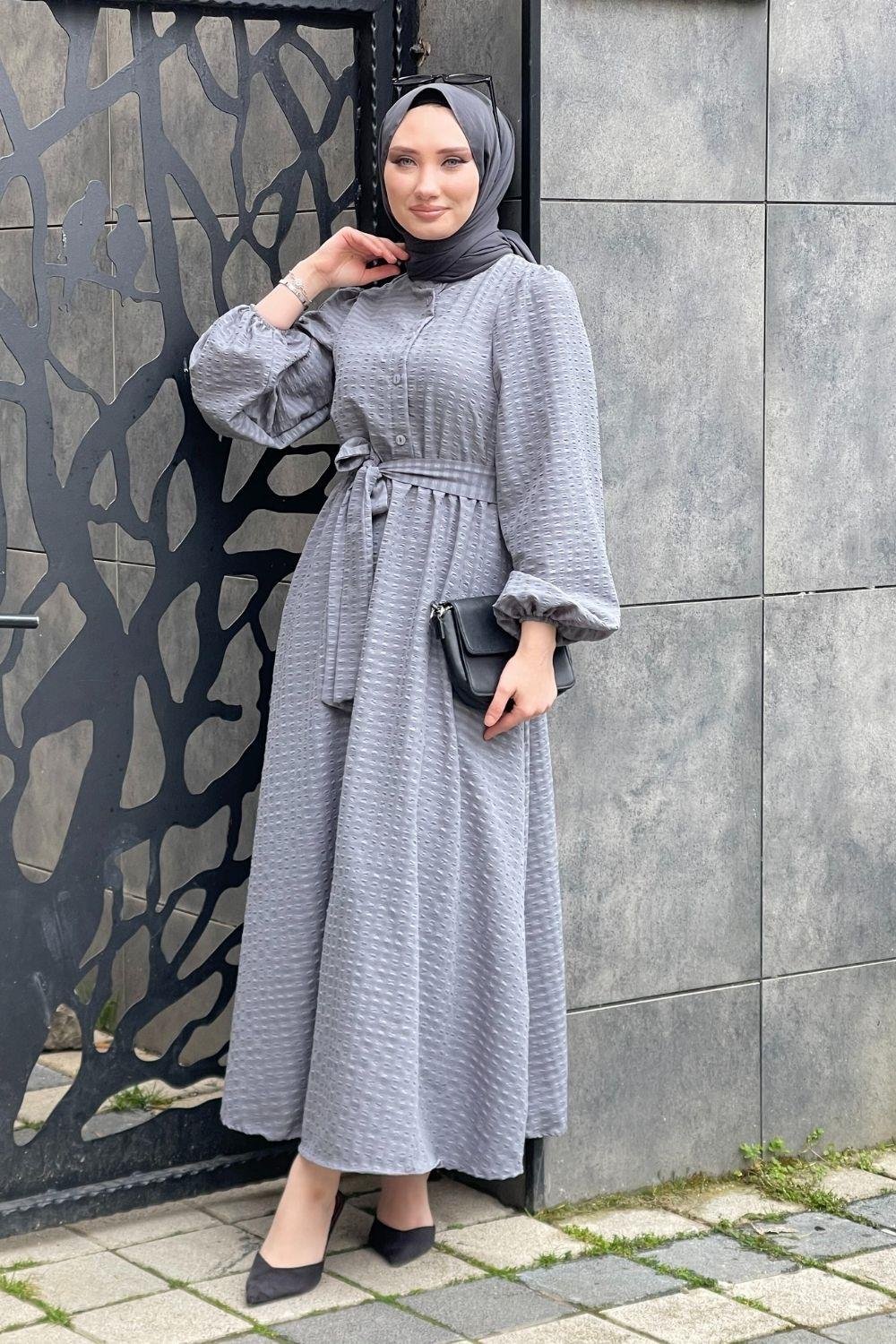 Lara Elbise Gri 8303 