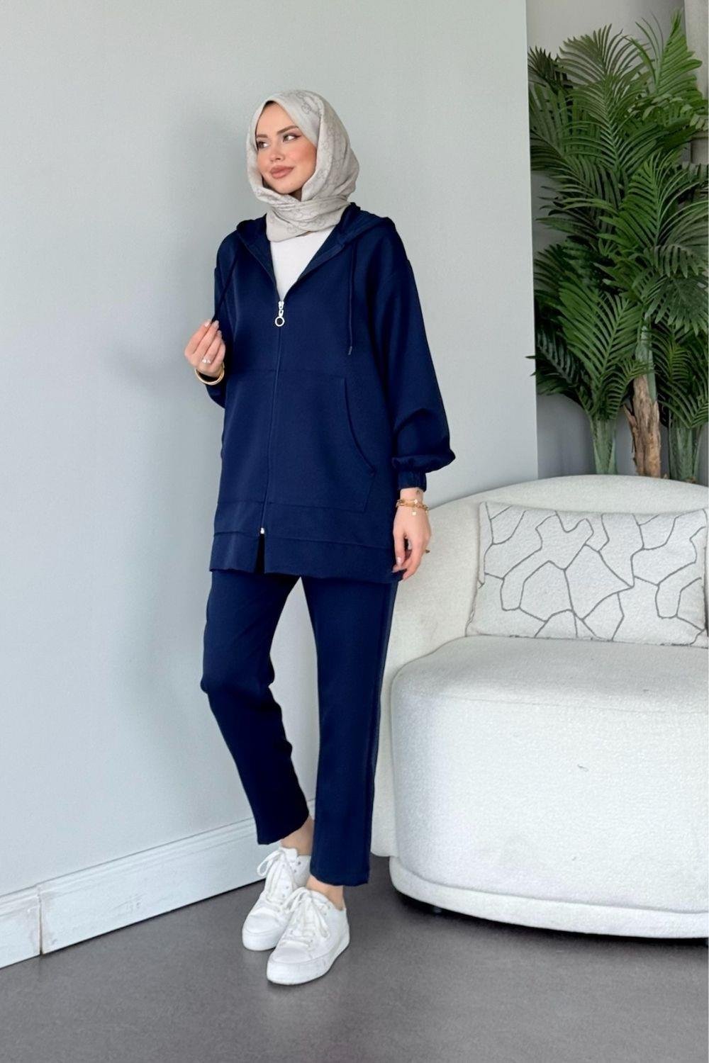 Fermuarlı Spor Takım Lacivert 83810 