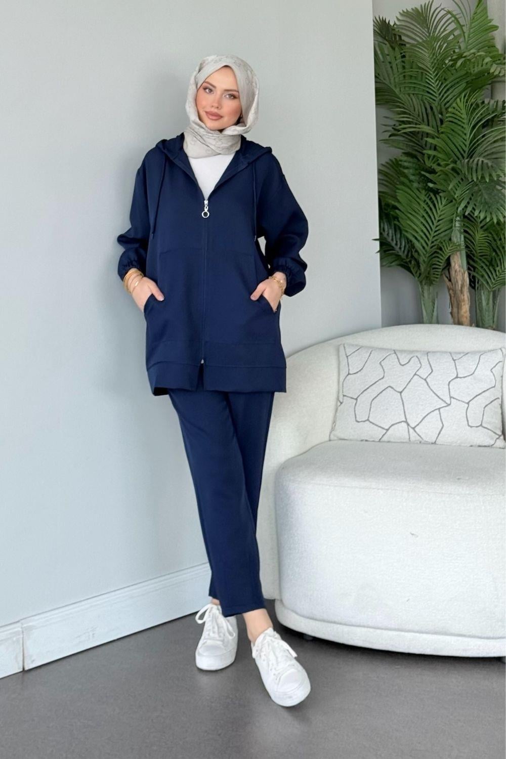 Fermuarlı Spor Takım Lacivert 83810 