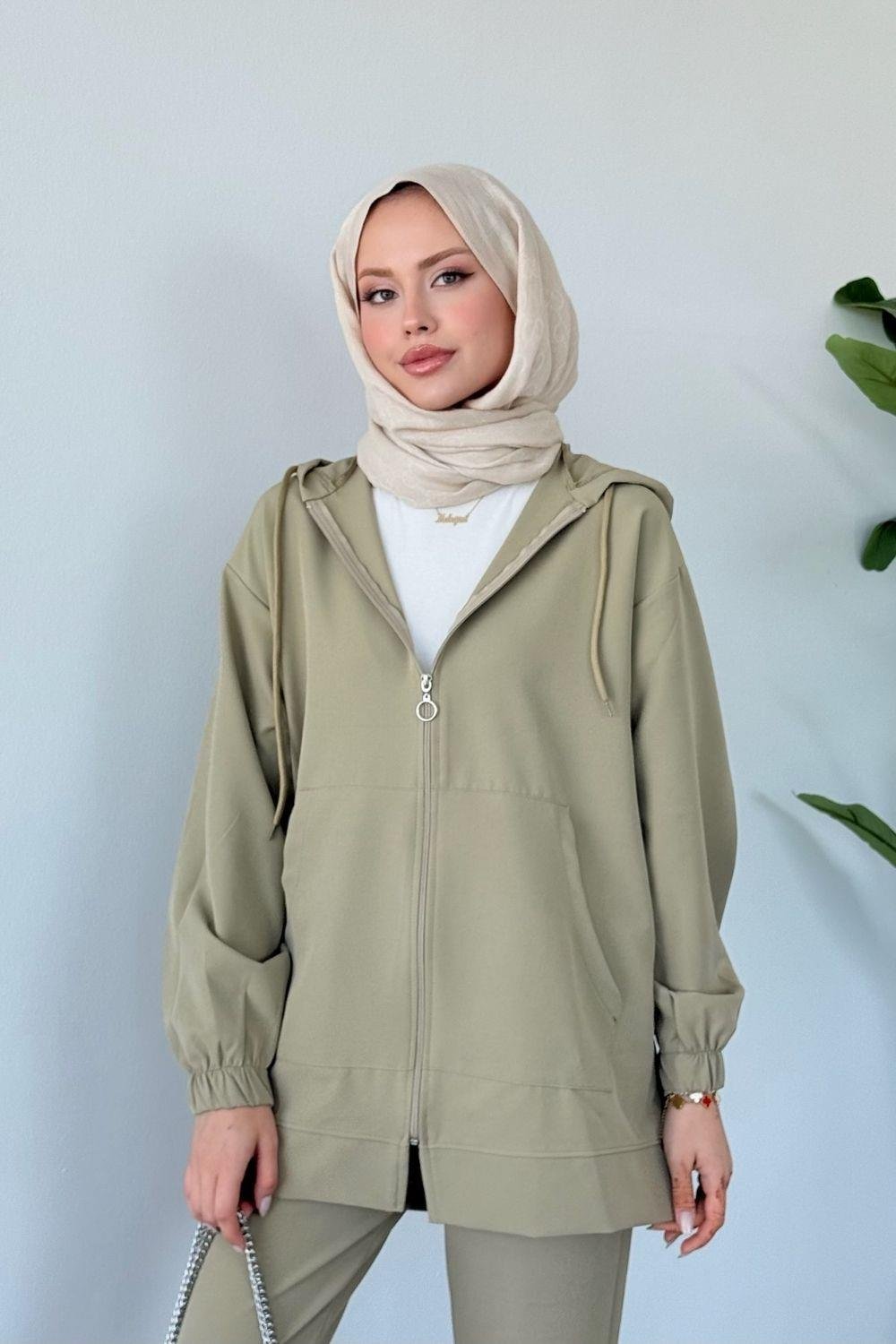 Fermuarlı Spor Takım Mint 83810 