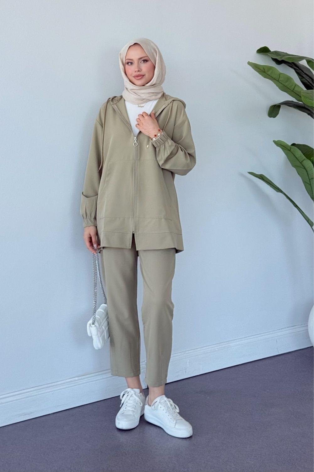 Fermuarlı Spor Takım Mint 83810 