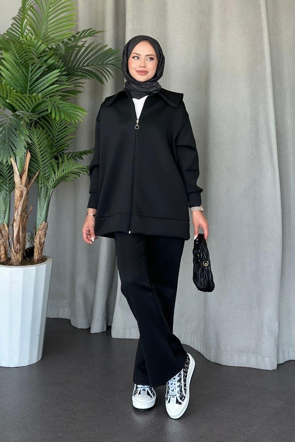 Serenay Scuba Takım Siyah 8382 