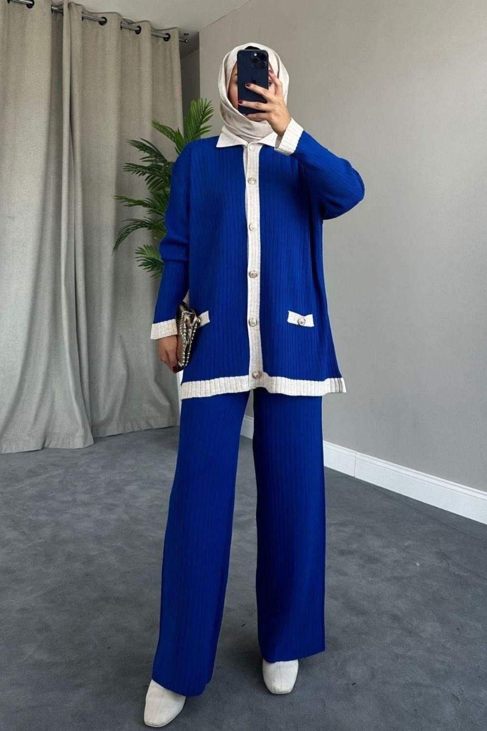 Mavera Triko Takım Saks 8461 