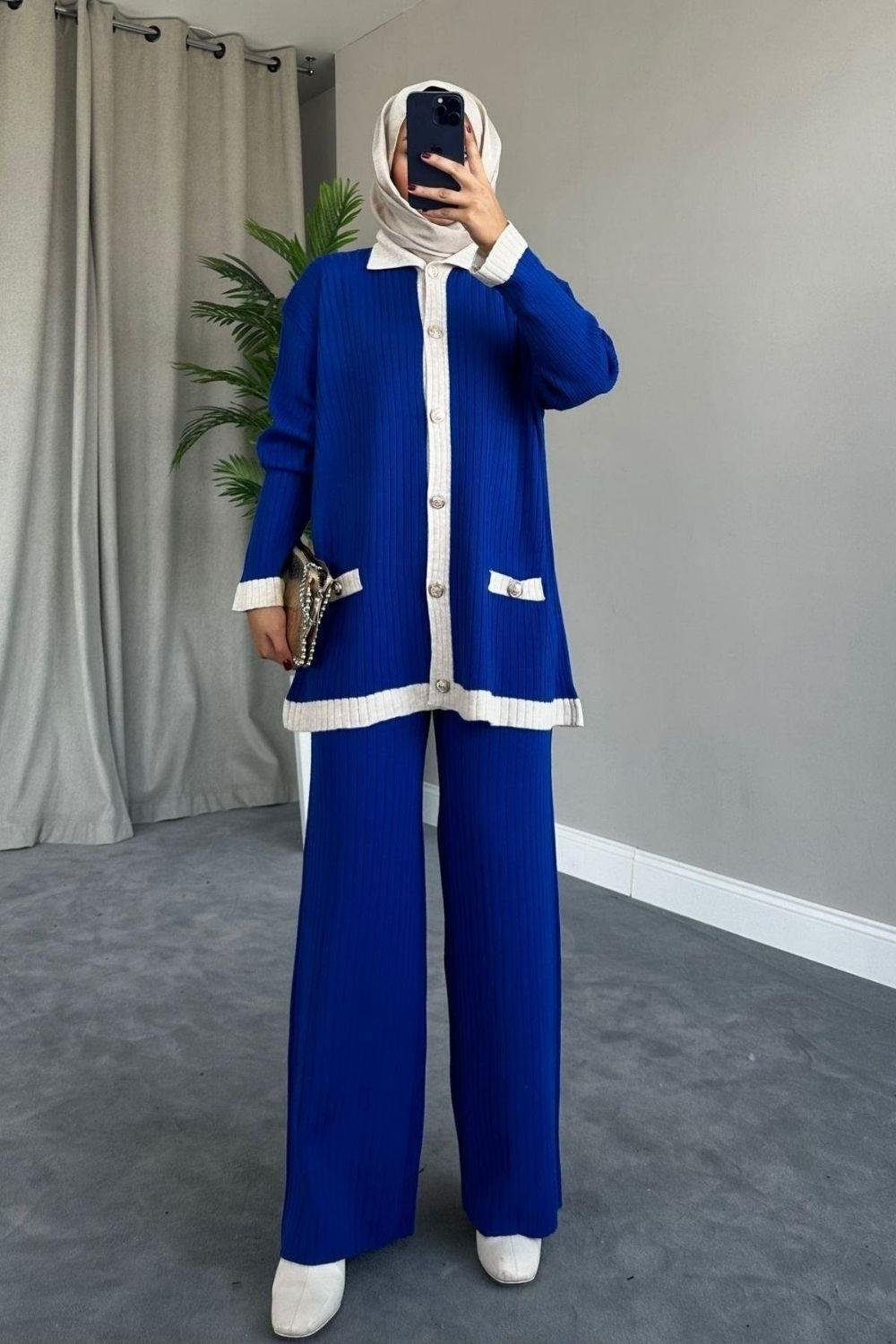 Mavera Triko Takım Saks 8461 