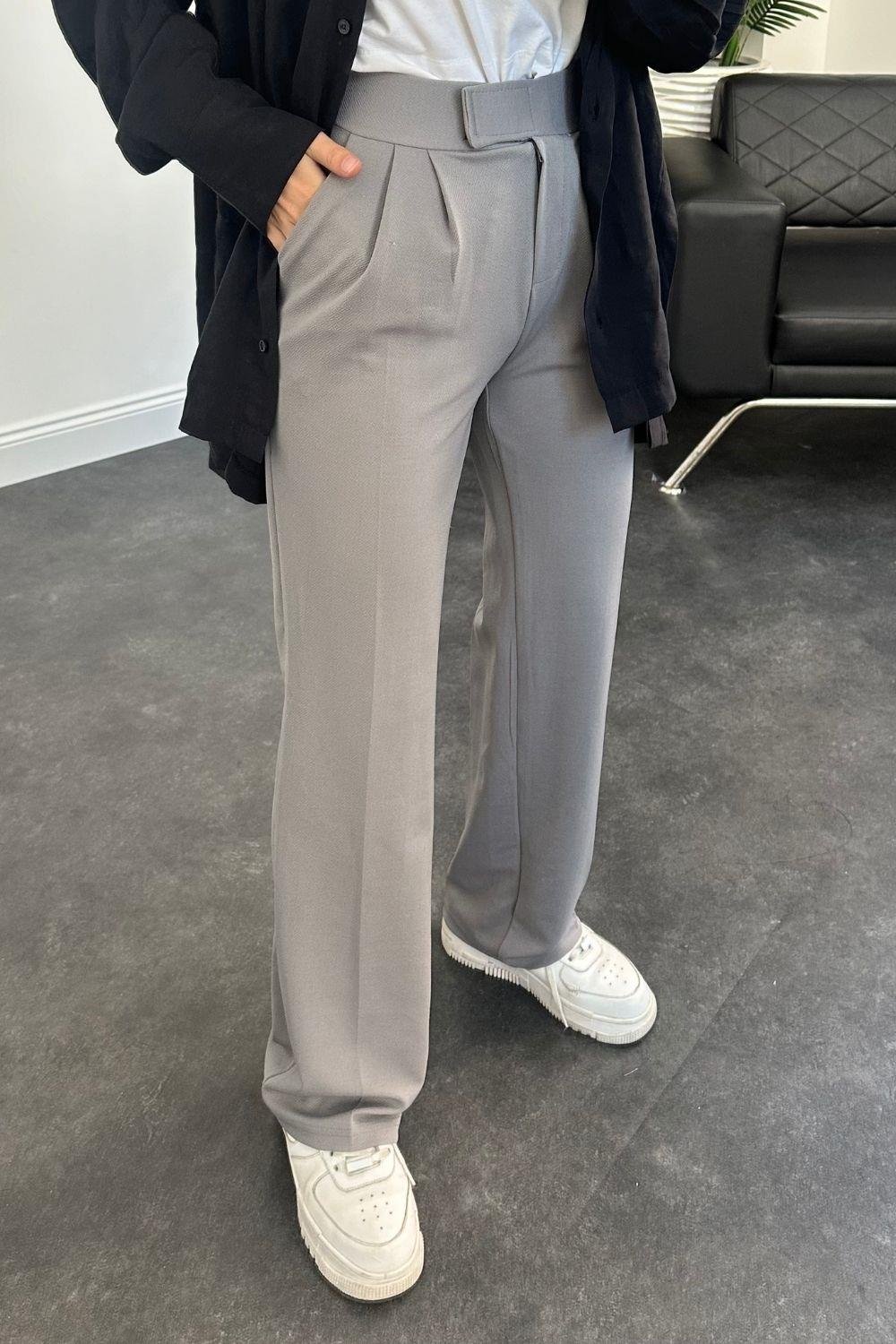 Cepli Scuba Pantolon Gri 8665 