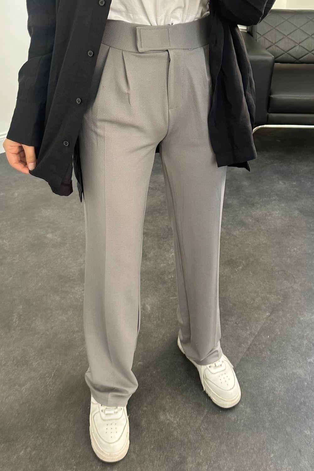 Cepli Scuba Pantolon Gri 8665 