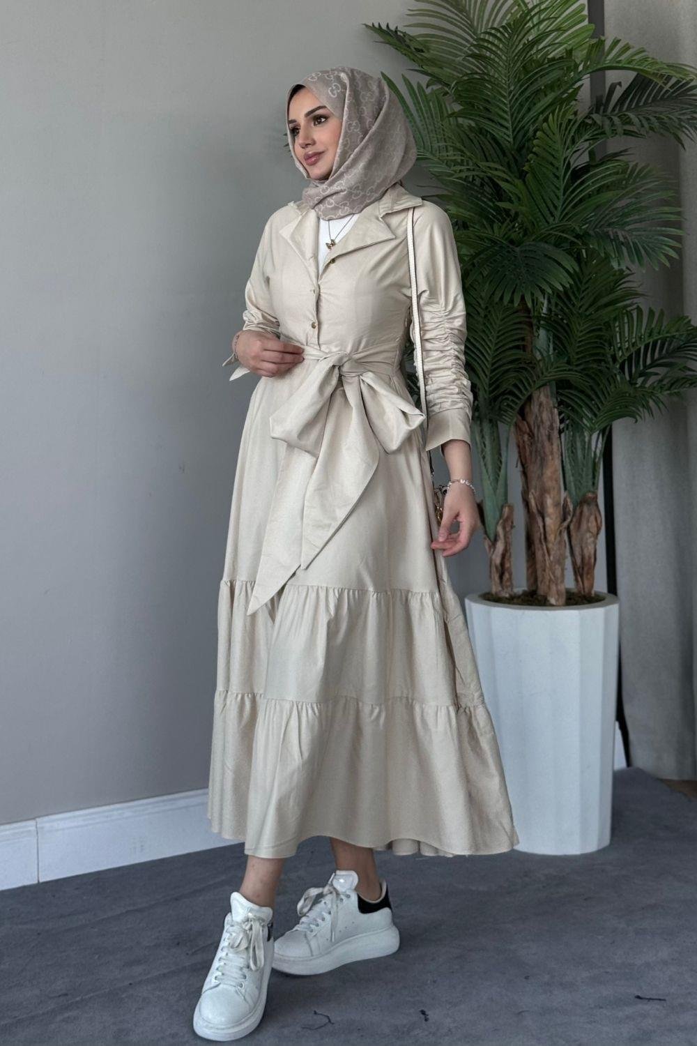 Reglan Elbise Bej 8681 