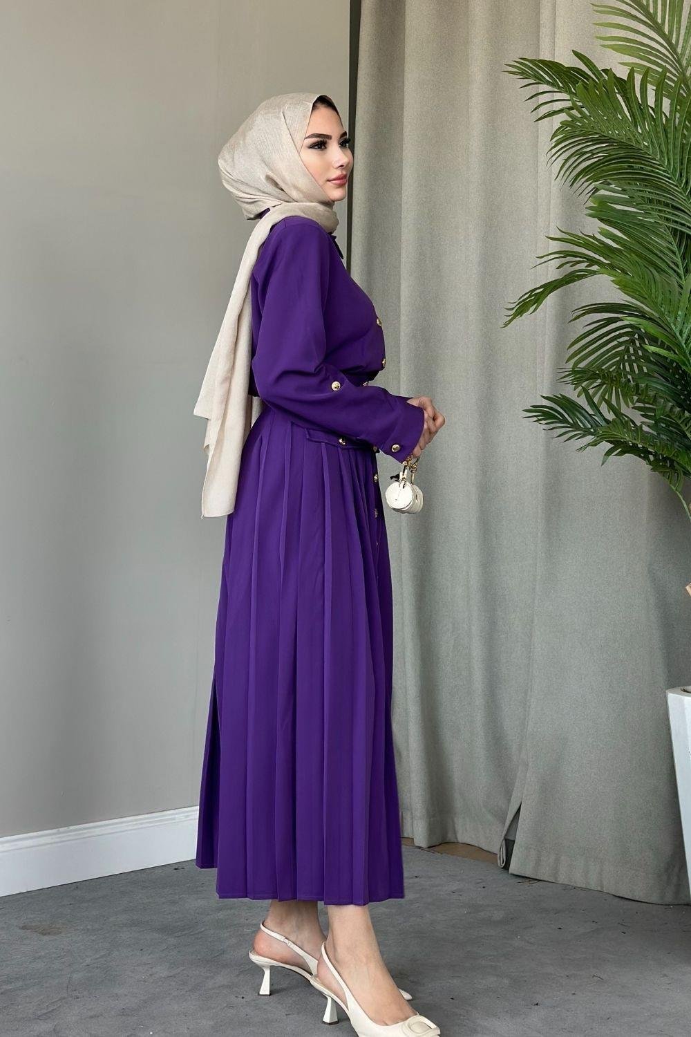 Sera Elbise Mor 8696 