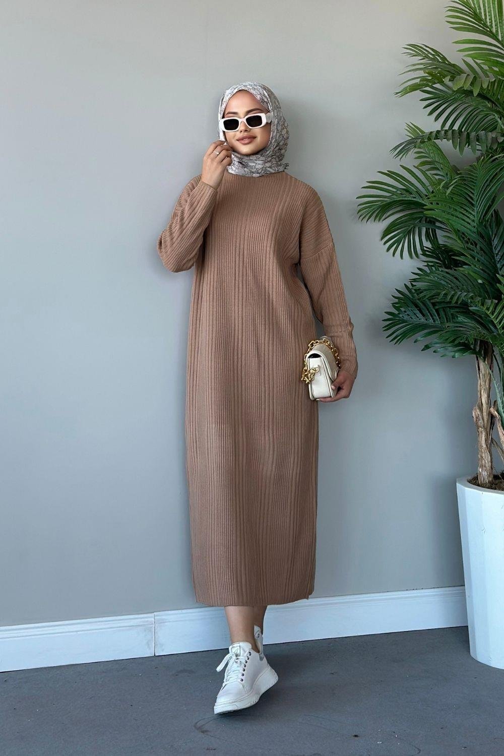Dream Knitwear Set Brown 8787 