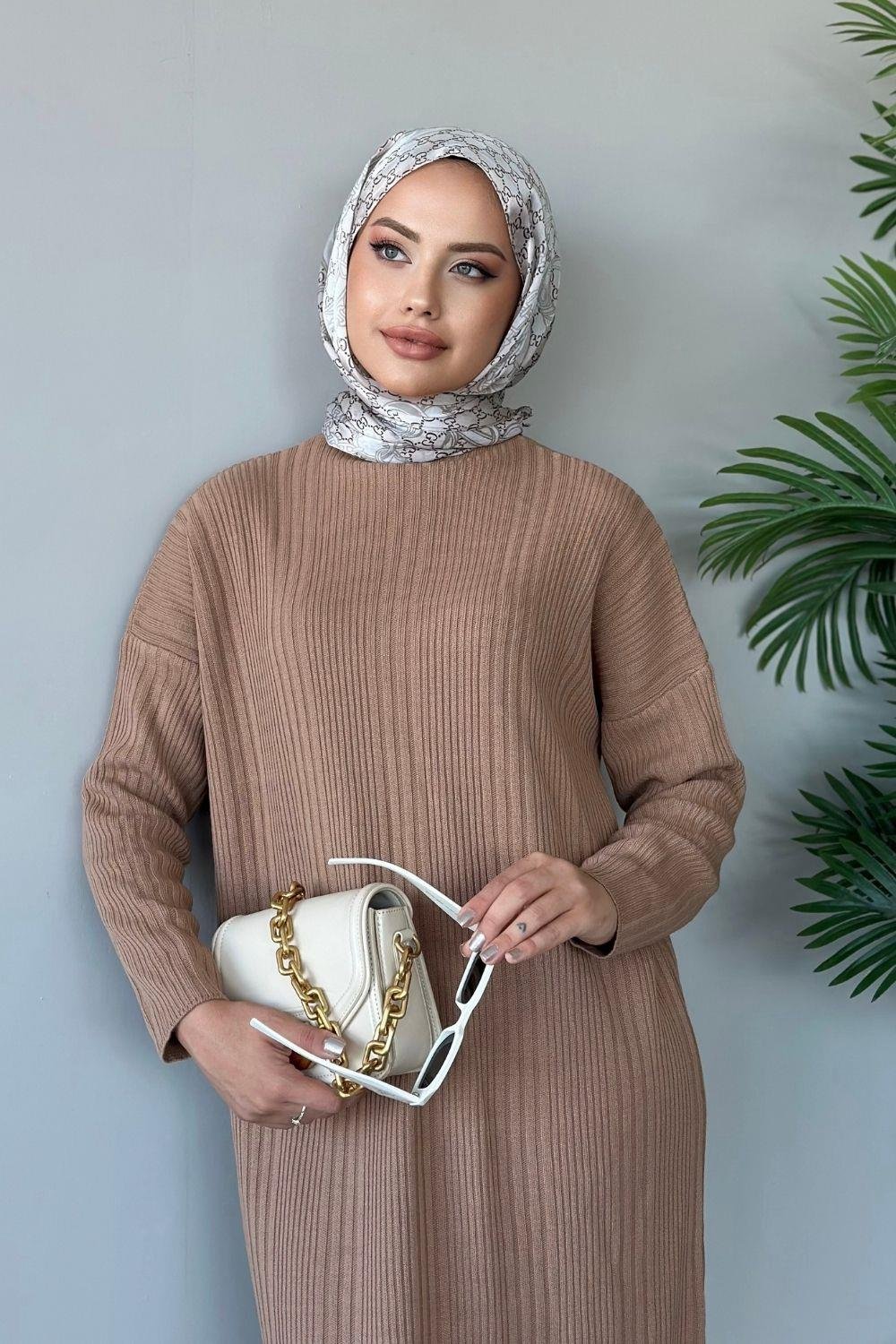 Dream Knitwear Set Brown 8787 