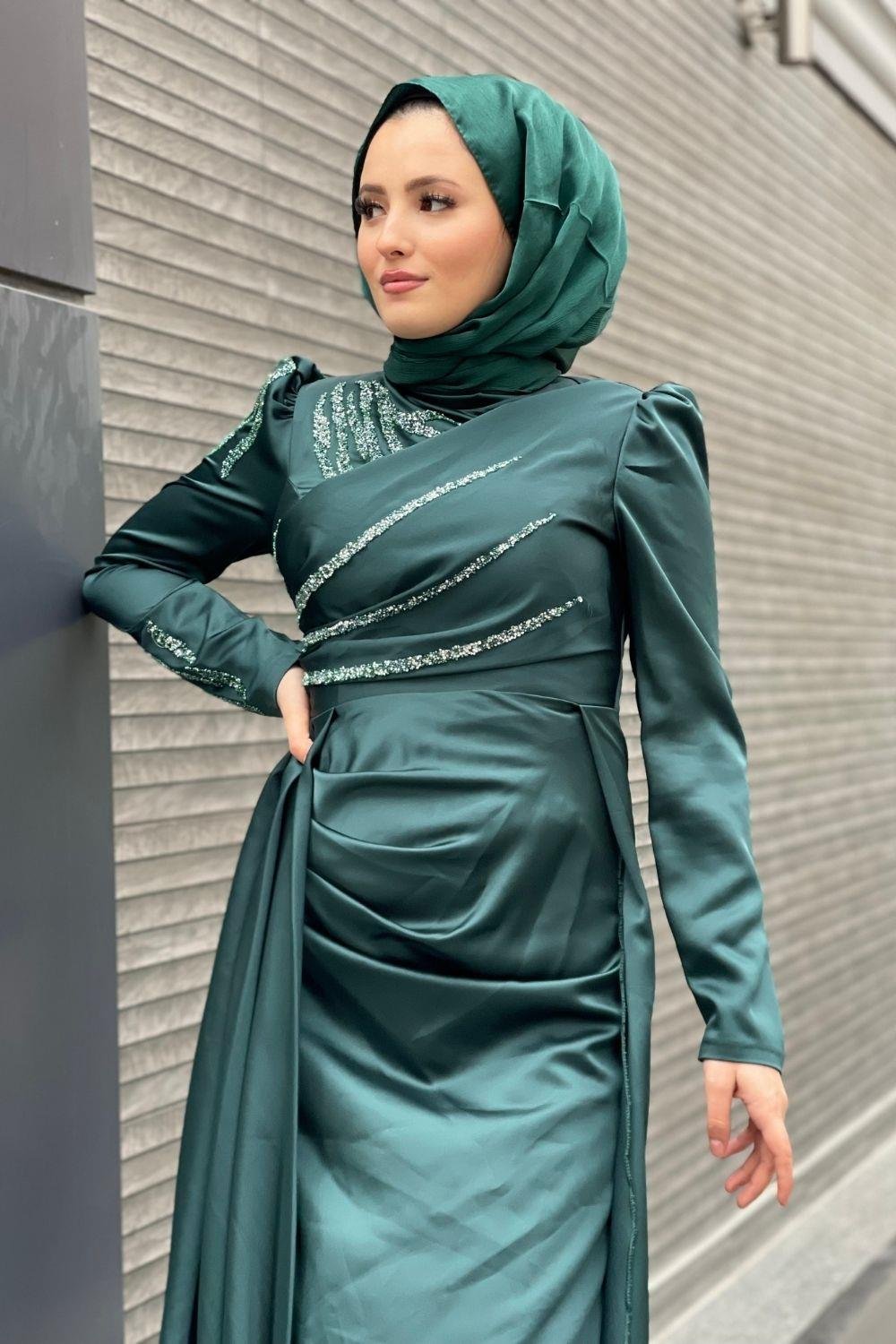 Esila Abiye Zümrüt 8834 