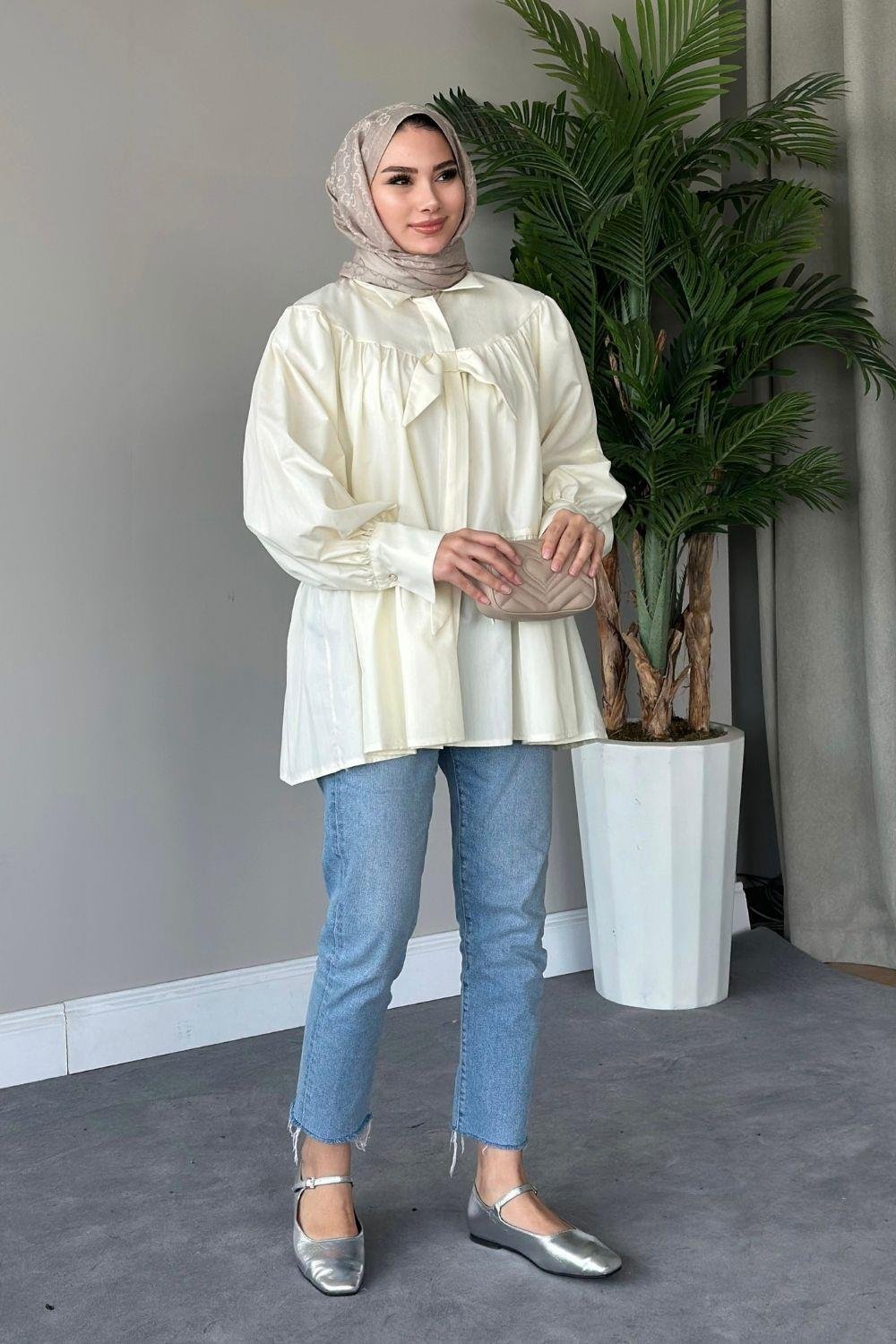 Kevia Gömlek Sarı 8906 